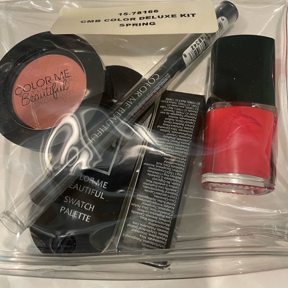 Beauticontrol brand color-coded make up and swatch palette